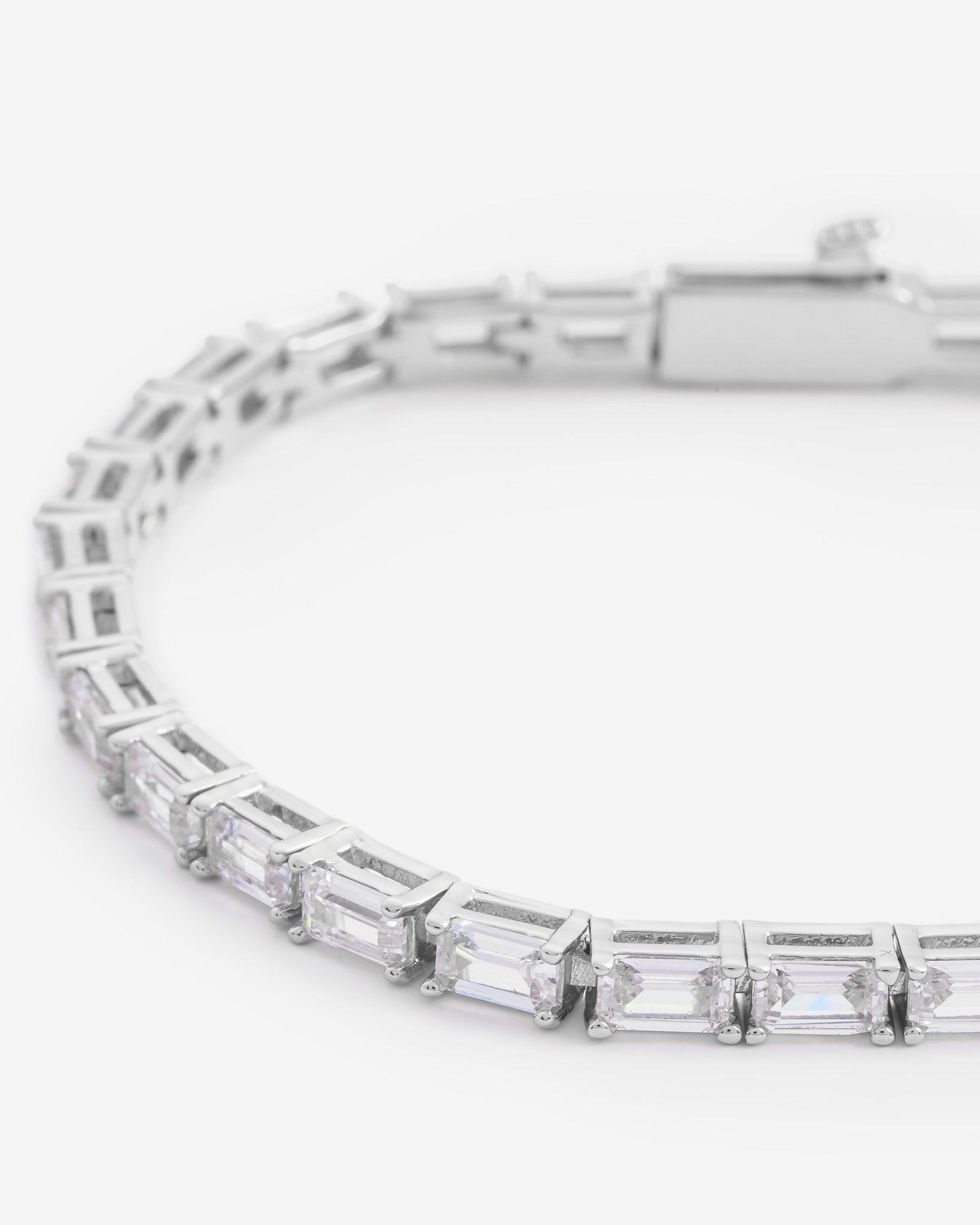 3mm Rectangular Tennis Bracelet